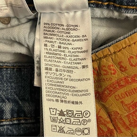 Levi’s 505 Regular Fit Jeans Glowing - Medium Wash - Stretch Size W38 x L30 - Picture 12 of 13